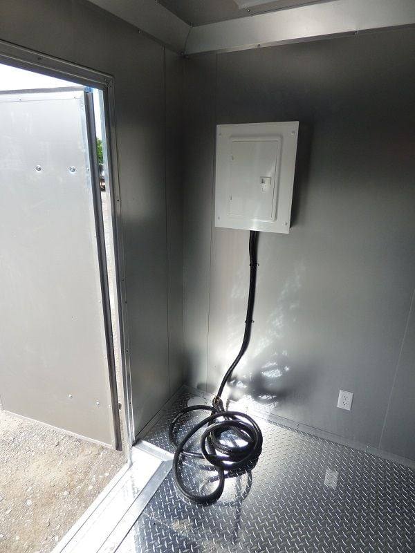 1292-concession-trailer-8.5-x18-black-vending-pizza-food-kitchen-13.jpg Concession Trailer 8.5'x18' Black - Vending Pizza Food Kitchen