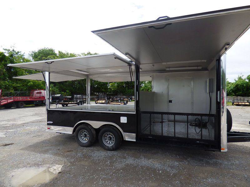 1292-concession-trailer-8.5-x18-black-vending-pizza-food-kitchen-19.jpg Concession Trailer 8.5'x18' Black - Vending Pizza Food Kitchen