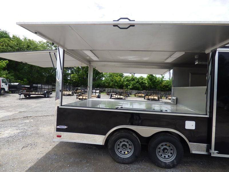 1292-concession-trailer-8.5-x18-black-vending-pizza-food-kitchen-21.jpg Concession Trailer 8.5'x18' Black - Vending Pizza Food Kitchen