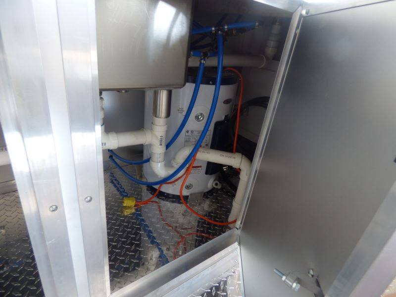 Concession Trailer 8.5'x18' Black Catering Event Food Restroom