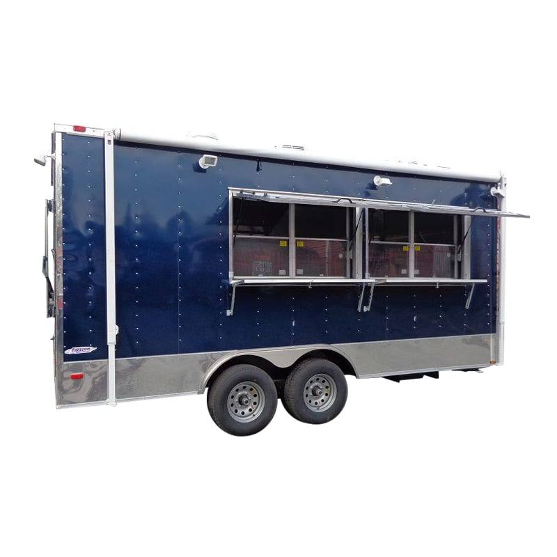 1294-concession-trailer-8.5-x18-blue-catering-food-custom-vending-1.jpg Concession Trailer 8.5'x18' Blue - Catering Food Custom Vending
