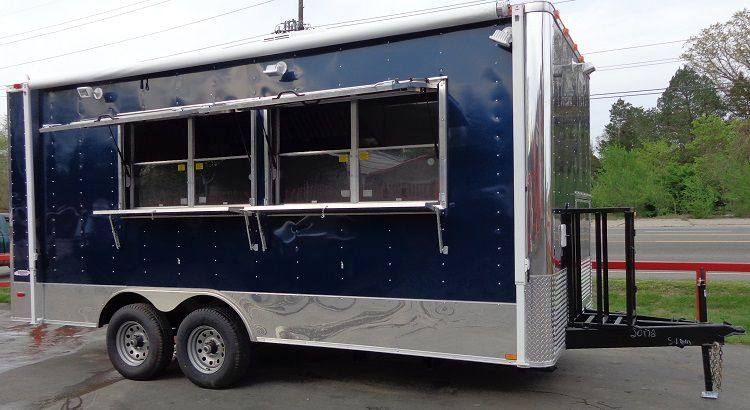 1294-concession-trailer-8.5-x18-blue-catering-food-custom-vending-46.jpg Concession Trailer 8.5'x18' Blue - Catering Food Custom Vending