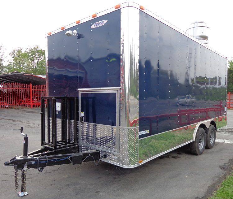 1294-concession-trailer-8.5-x18-blue-catering-food-custom-vending-62.jpg Concession Trailer 8.5'x18' Blue - Catering Food Custom Vending