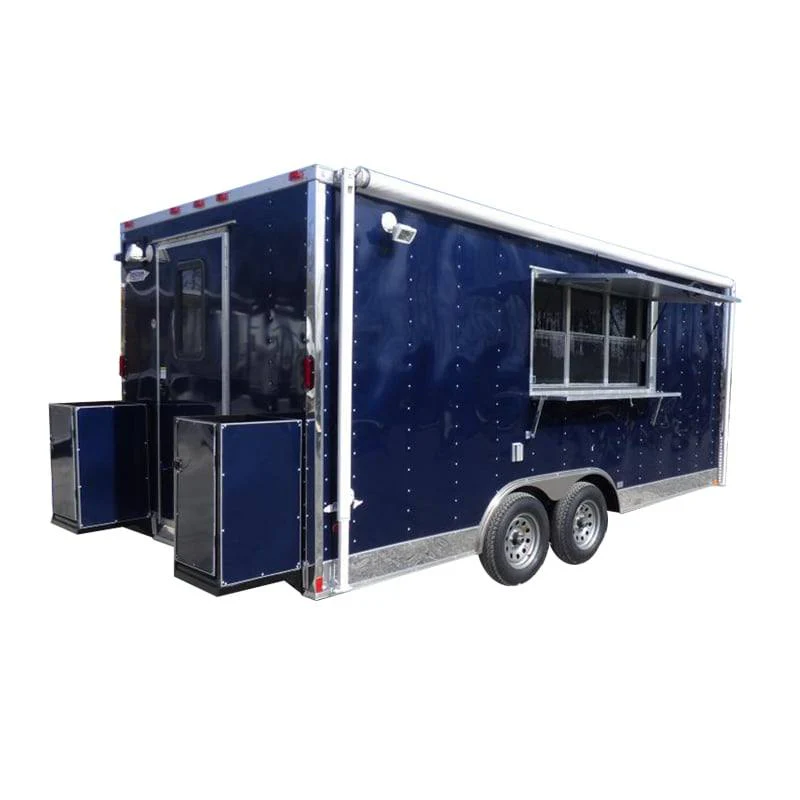 1296-concession-trailer-8.5-x18-indigo-blue-food-event-catering-bbq-1.webp Concession Trailer 8.5'x18' Indigo Blue - Food Event Catering BBQ