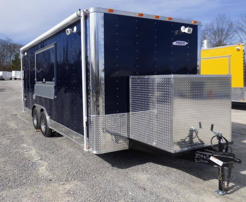 1296-concession-trailer-8.5-x18-indigo-blue-food-event-catering-bbq-18.jpg Concession Trailer 8.5'x18' Indigo Blue - Food Event Catering BBQ