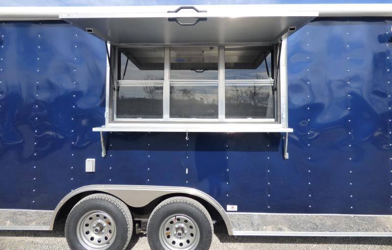 1296-concession-trailer-8.5-x18-indigo-blue-food-event-catering-bbq-24.jpg Concession Trailer 8.5'x18' Indigo Blue - Food Event Catering BBQ