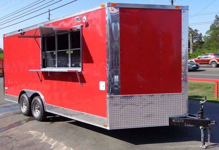 1298-concession-trailer-8.5-x18-red-event-vending-catering-food-34.jpg Concession Trailer 8.5'x18' Red - Event Vending Catering Food