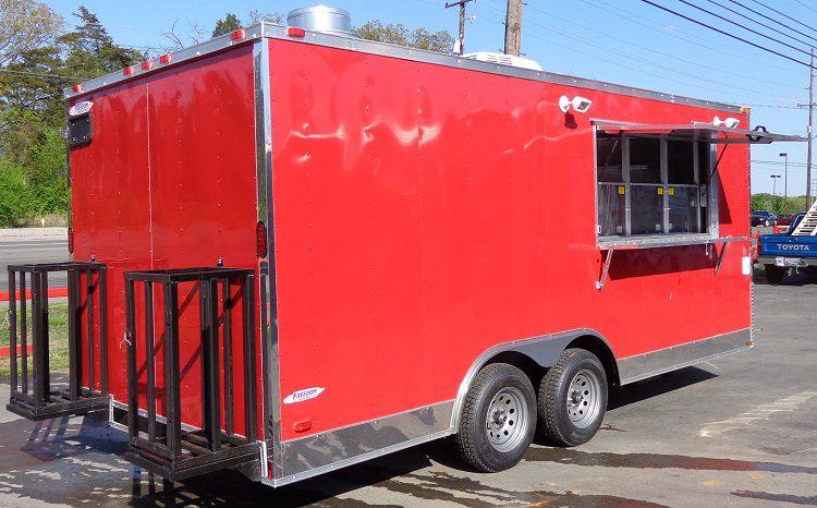 1298-concession-trailer-8.5-x18-red-event-vending-catering-food-41.jpg Concession Trailer 8.5'x18' Red - Event Vending Catering Food