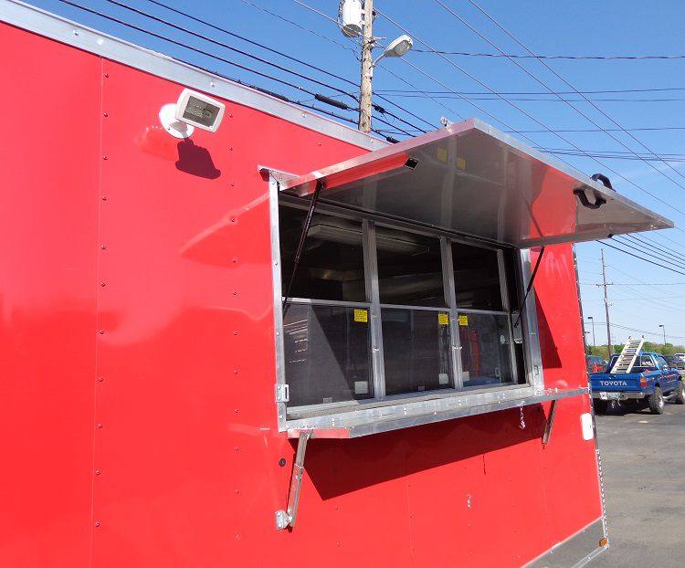 1298-concession-trailer-8.5-x18-red-event-vending-catering-food-8.jpg Concession Trailer 8.5'x18' Red - Event Vending Catering Food