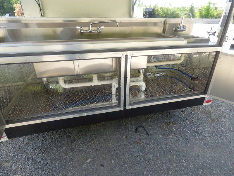 1299-concession-trailer-8.5-x18-silver-frost-enclosed-food-catering-kitchen-13.jpg Concession Trailer 8.5'x18' Silver Frost - Enclosed Food Catering Kitchen