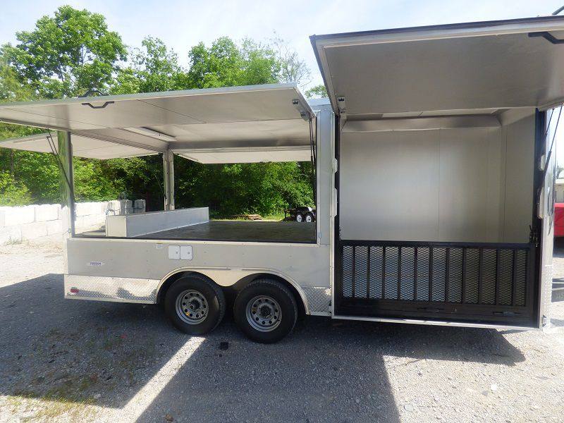 1299-concession-trailer-8.5-x18-silver-frost-enclosed-food-catering-kitchen-14.jpg Concession Trailer 8.5'x18' Silver Frost - Enclosed Food Catering Kitchen