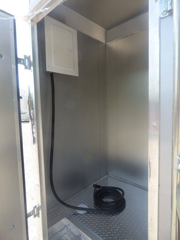 1299-concession-trailer-8.5-x18-silver-frost-enclosed-food-catering-kitchen-19.jpg Concession Trailer 8.5'x18' Silver Frost - Enclosed Food Catering Kitchen