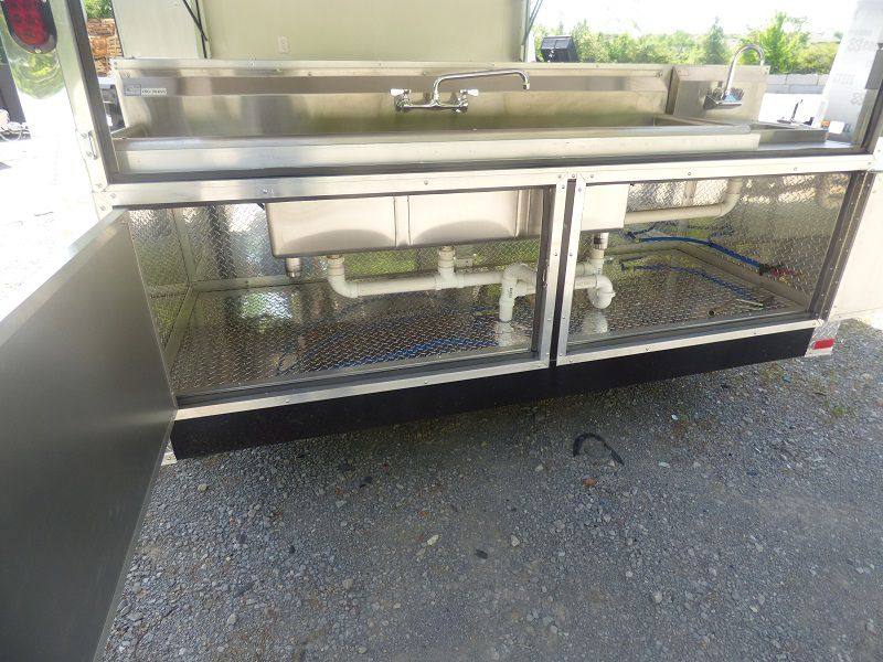 1299-concession-trailer-8.5-x18-silver-frost-enclosed-food-catering-kitchen-20.jpg Concession Trailer 8.5'x18' Silver Frost - Enclosed Food Catering Kitchen