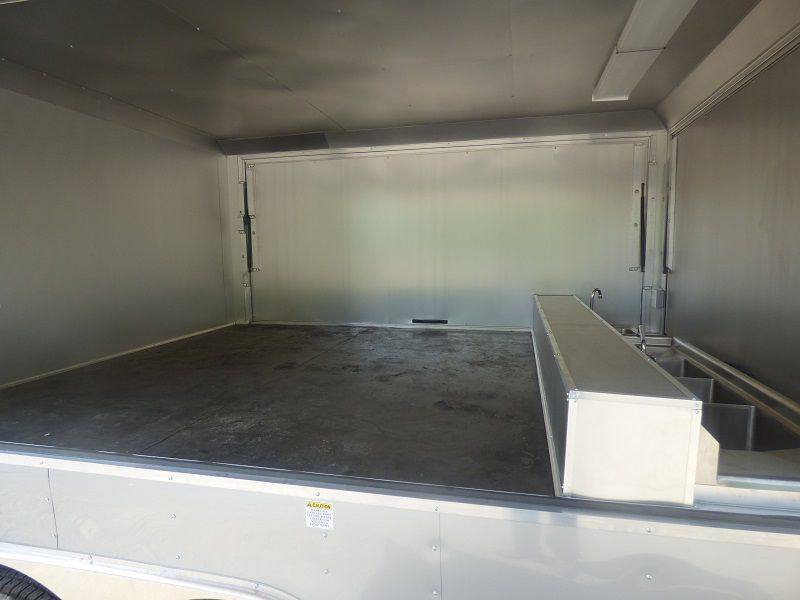 1299-concession-trailer-8.5-x18-silver-frost-enclosed-food-catering-kitchen-3.jpg Concession Trailer 8.5'x18' Silver Frost - Enclosed Food Catering Kitchen
