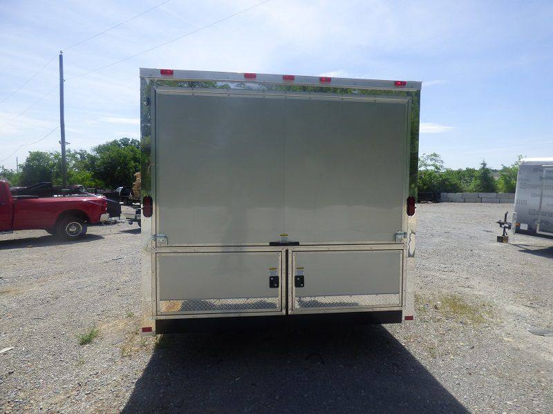 1299-concession-trailer-8.5-x18-silver-frost-enclosed-food-catering-kitchen-7.jpg Concession Trailer 8.5'x18' Silver Frost - Enclosed Food Catering Kitchen