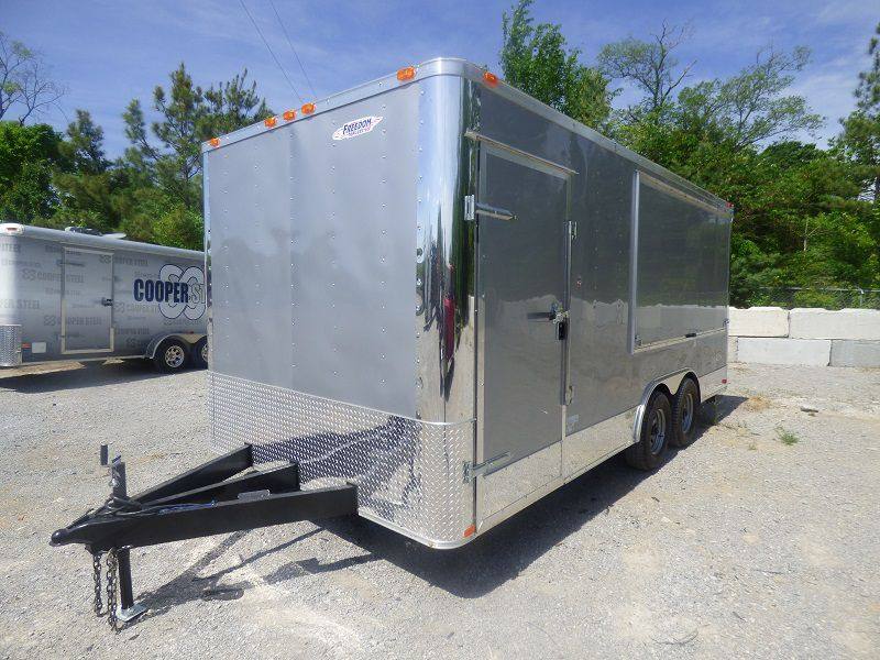 1299-concession-trailer-8.5-x18-silver-frost-enclosed-food-catering-kitchen-8.jpg Concession Trailer 8.5'x18' Silver Frost - Enclosed Food Catering Kitchen