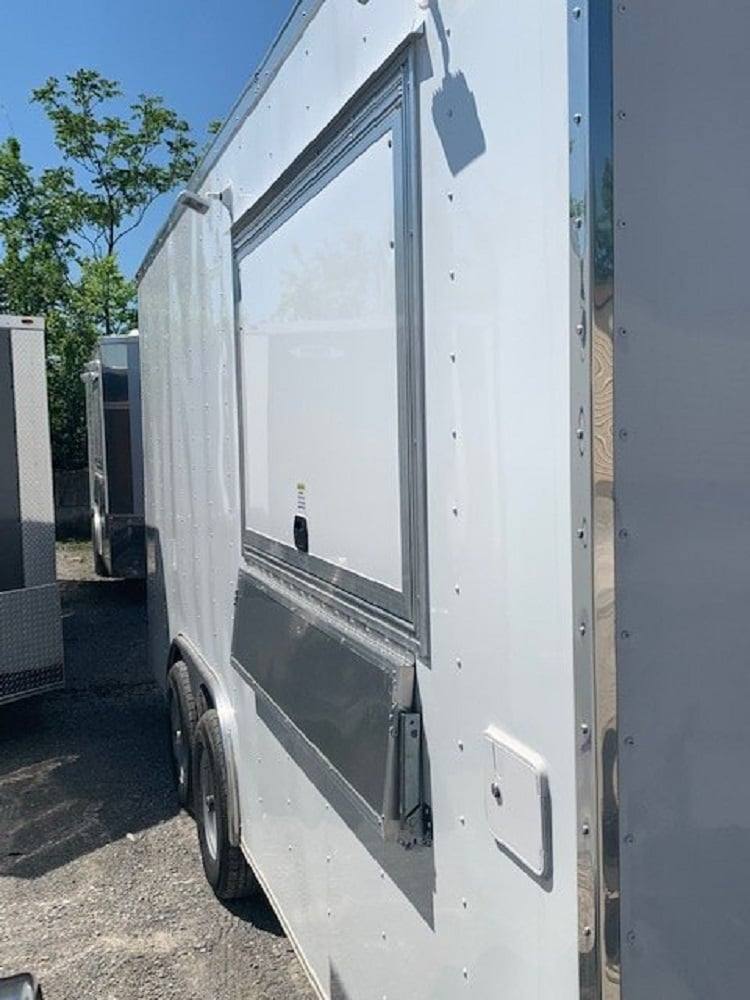130-8.5-x-16-custom-white-concession-food-catering-trailer-1.jpg 8.5' x 16' Custom White Concession Food Catering Trailer