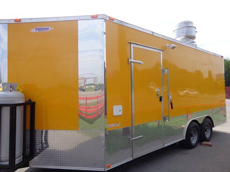 1300-concession-trailer-8.5-x18-vending-event-catering-food-yellow-3.jpg Concession Trailer 8.5'x18' Vending Event Catering Food (Yellow)