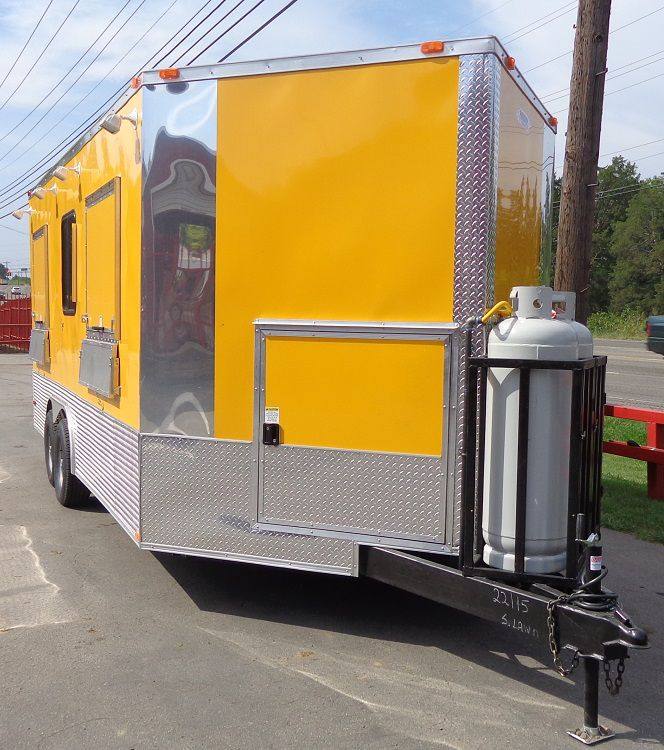 1300-concession-trailer-8.5-x18-vending-event-catering-food-yellow-5.jpg Concession Trailer 8.5'x18' Vending Event Catering Food (Yellow)