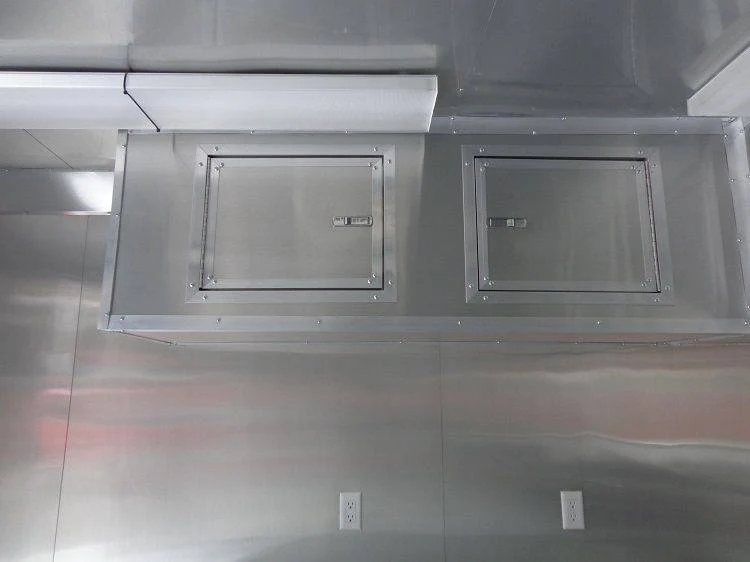 Concession Trailer 8.5'x18' White - BBQ Smoker Catering Food