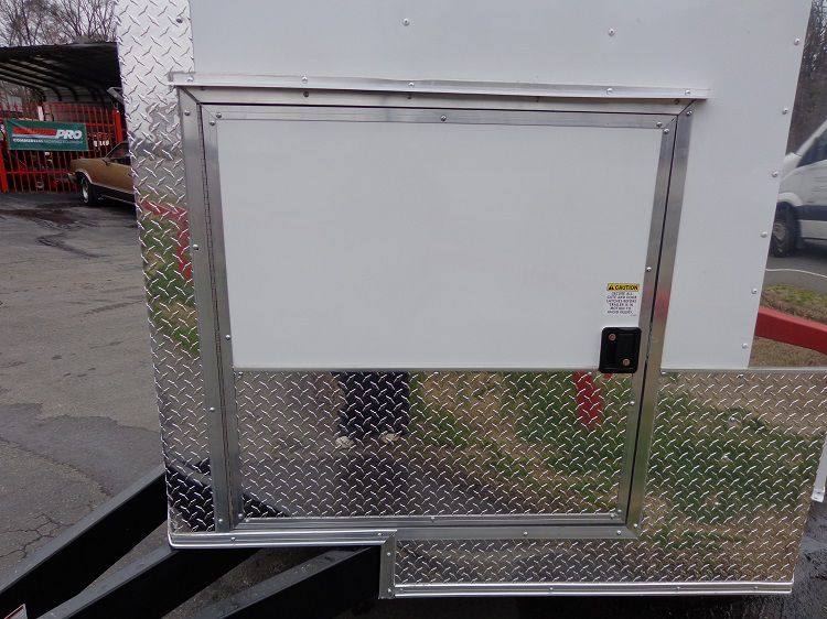 Concession Trailer 8.5'x18' White - BBQ Smoker Catering Food