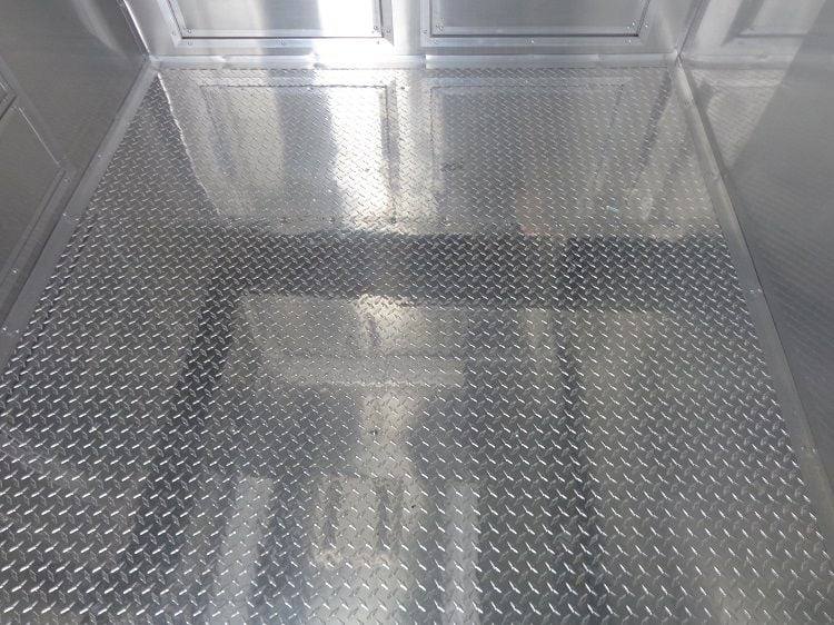 Concession Trailer 8.5'x18' White - BBQ Smoker Catering Food