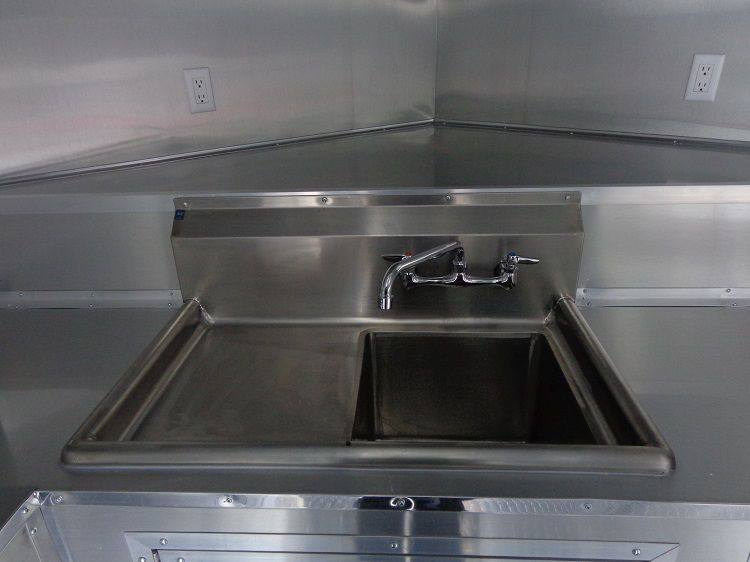 Concession Trailer 8.5'x18' White - BBQ Smoker Catering Food