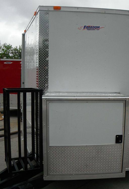 1302-concession-trailer-8.5-x18-white-bbq-smoker-vending-catering-22.jpg Concession Trailer 8.5'x18' White - BBQ Smoker Vending Catering
