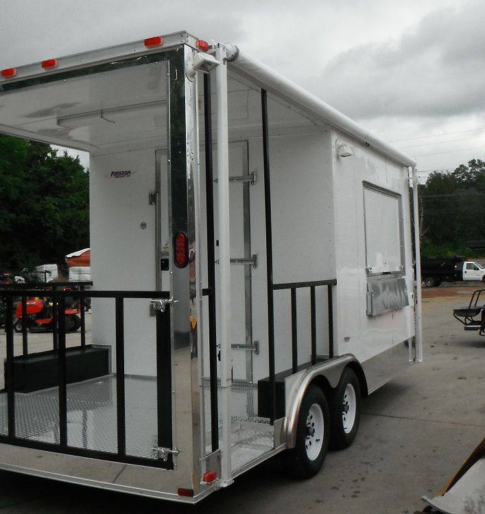 1302-concession-trailer-8.5-x18-white-bbq-smoker-vending-catering-7.jpg Concession Trailer 8.5'x18' White - BBQ Smoker Vending Catering