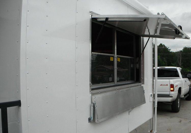 1302-concession-trailer-8.5-x18-white-bbq-smoker-vending-catering-9.jpg Concession Trailer 8.5'x18' White - BBQ Smoker Vending Catering