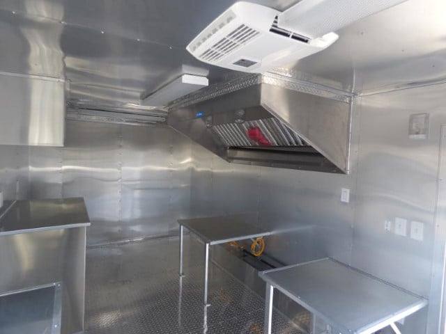 1303-concession-trailer-8.5-x18-white-catering-food-vending-event-6.jpg Concession Trailer 8.5'x18' White Catering Food Vending Event