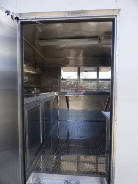 1303-concession-trailer-8.5-x18-white-catering-food-vending-event-8.jpg Concession Trailer 8.5'x18' White Catering Food Vending Event