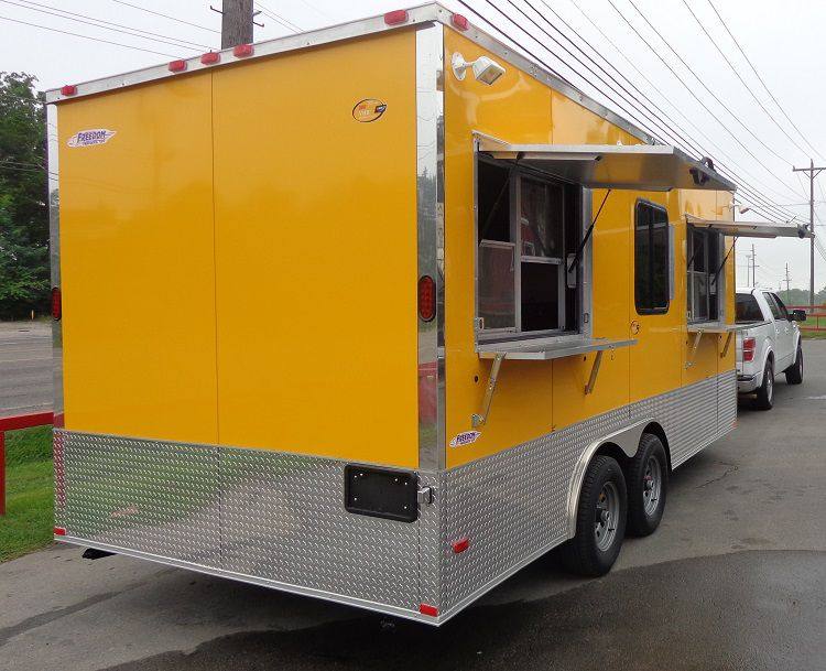 1304-concession-trailer-8.5-x18-yellow-event-catering-vending-food-13.jpg Concession Trailer 8.5'x18' Yellow - Event Catering Vending Food