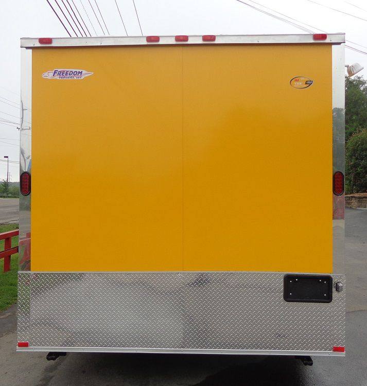 1304-concession-trailer-8.5-x18-yellow-event-catering-vending-food-6.jpg Concession Trailer 8.5'x18' Yellow - Event Catering Vending Food