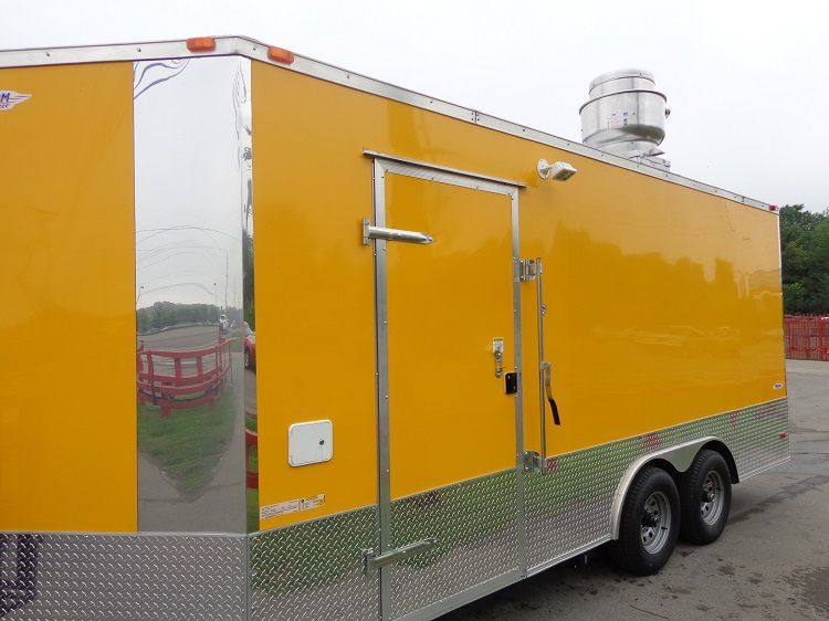 1304-concession-trailer-8.5-x18-yellow-event-catering-vending-food-7.jpg Concession Trailer 8.5'x18' Yellow - Event Catering Vending Food