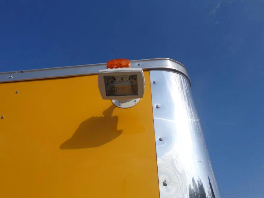 Concession Trailer 8.5'x18' Yellow - Event Food Catering Enclosed Kitchen