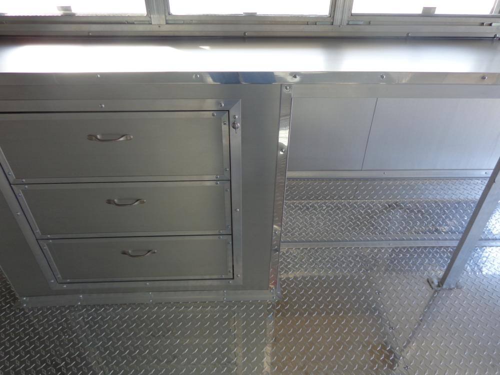 Concession Trailer 8.5'x18' Yellow - Event Food Catering Enclosed Kitchen