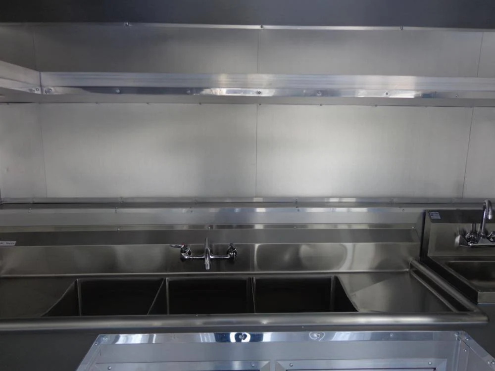 Concession Trailer 8.5'x18' Yellow - Event Food Catering Enclosed Kitchen