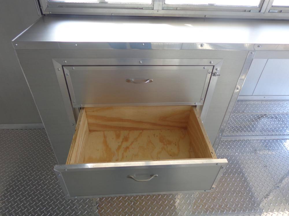 Concession Trailer 8.5'x18' Yellow - Event Food Catering Enclosed Kitchen