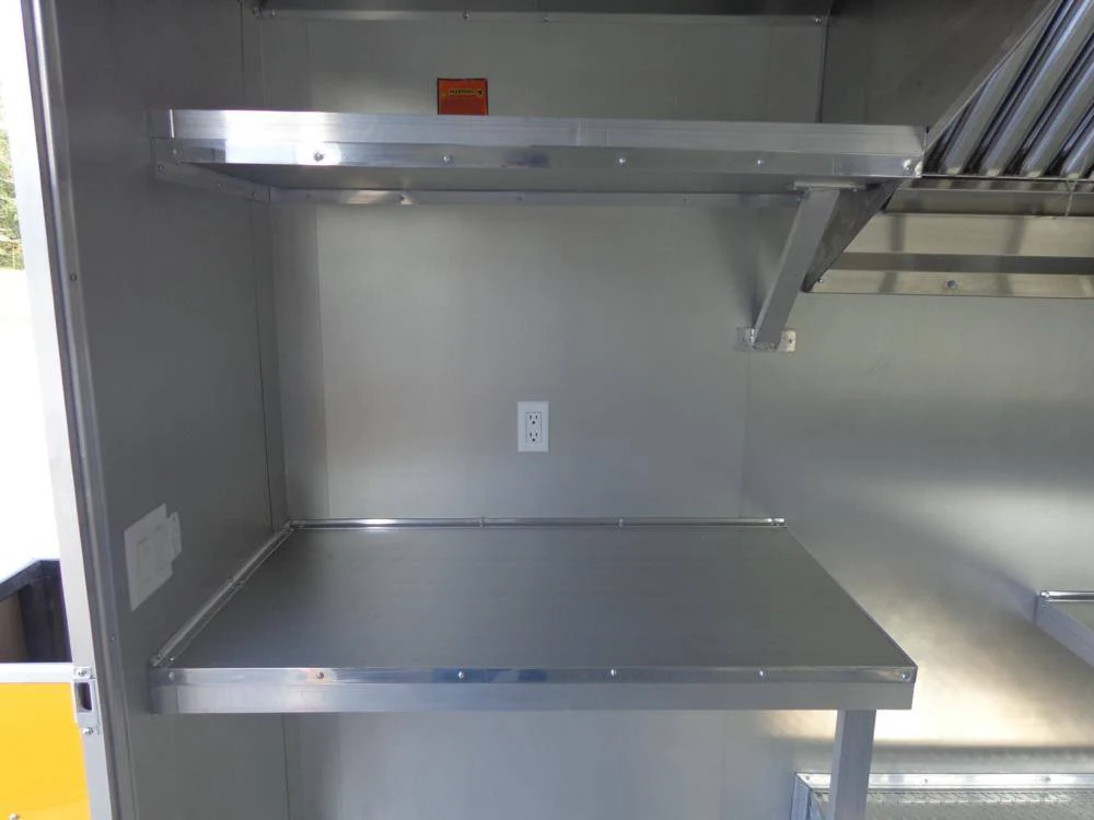 Concession Trailer 8.5'x18' Yellow - Event Food Catering Enclosed Kitchen