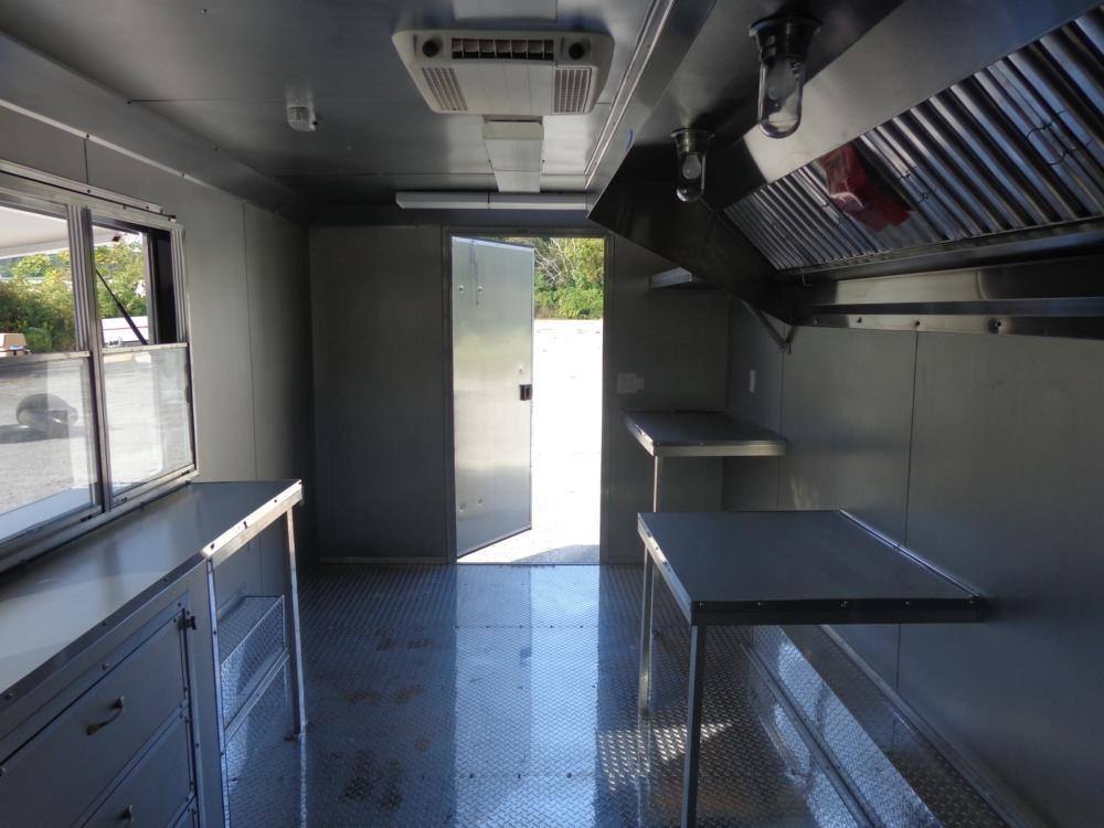 Concession Trailer 8.5'x18' Yellow - Event Food Catering Enclosed Kitchen