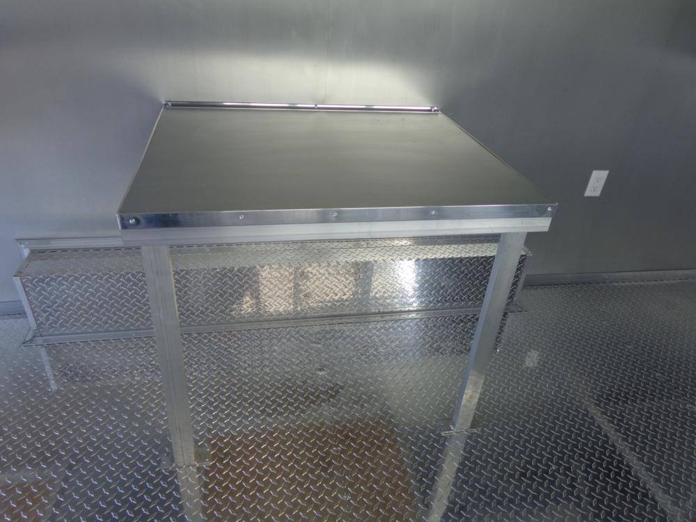 Concession Trailer 8.5'x18' Yellow - Event Food Catering Enclosed Kitchen