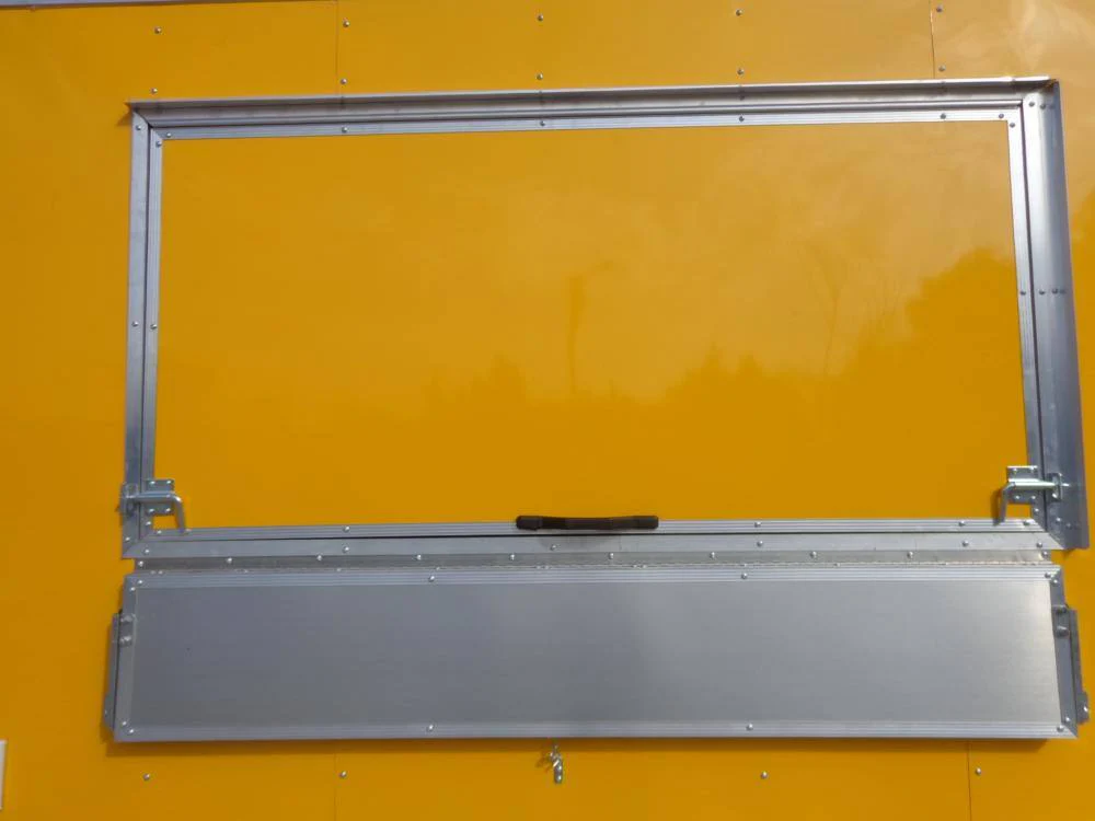 Concession Trailer 8.5'x18' Yellow - Event Food Catering Enclosed Kitchen