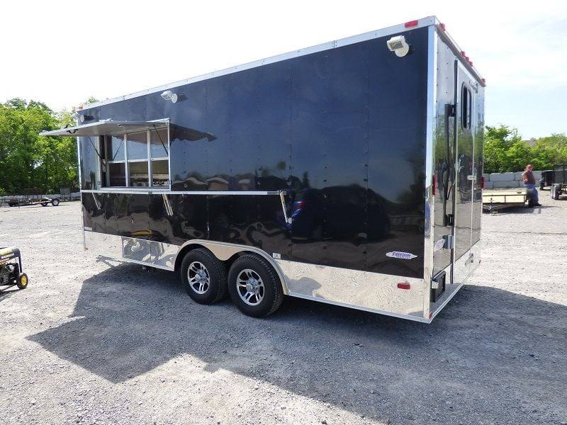 Concession Trailer 8.5'x19' Black Food Event Catering