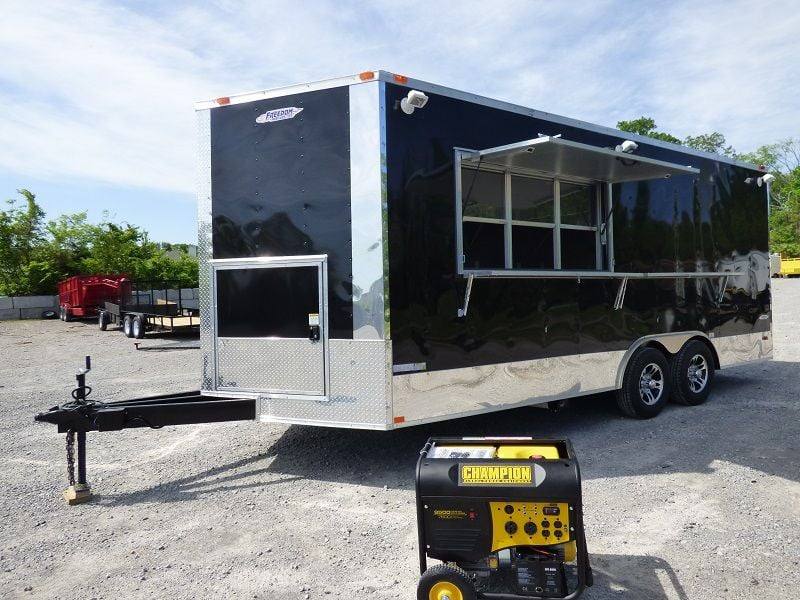 Concession Trailer 8.5'x19' Black Food Event Catering