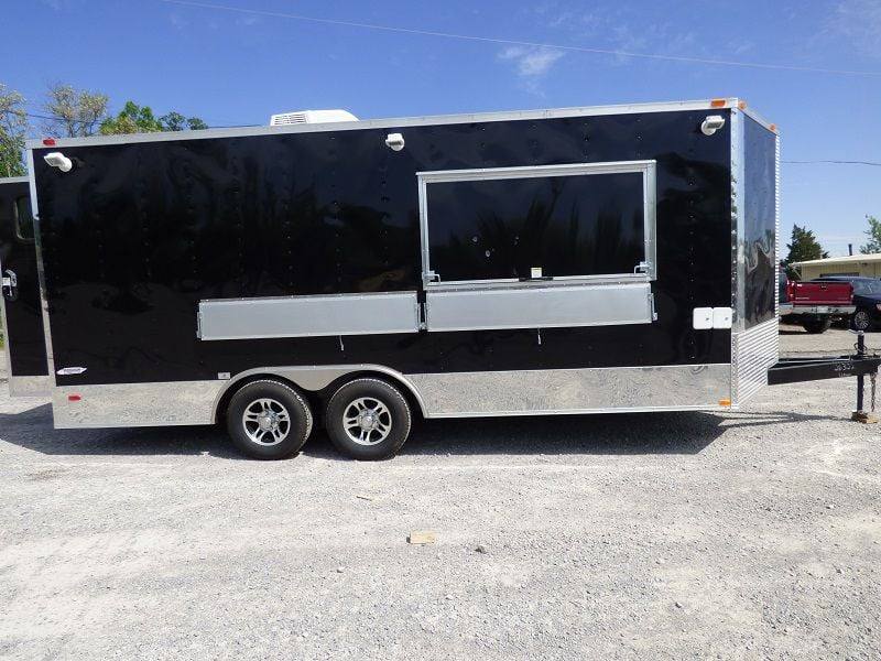 Concession Trailer 8.5'x19' Black Food Event Catering