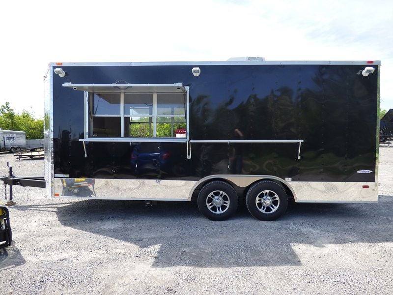 Concession Trailer 8.5'x19' Black Food Event Catering