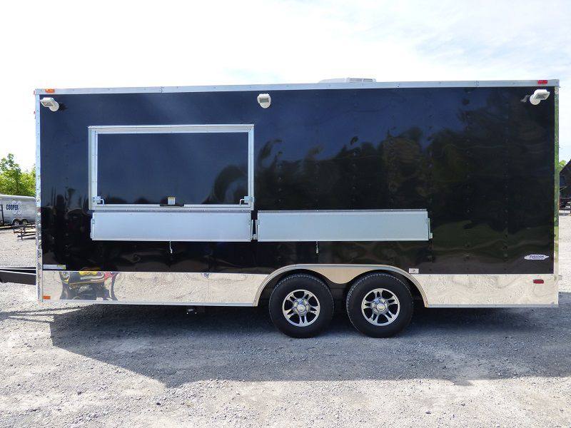 Concession Trailer 8.5'x19' Black Food Event Catering