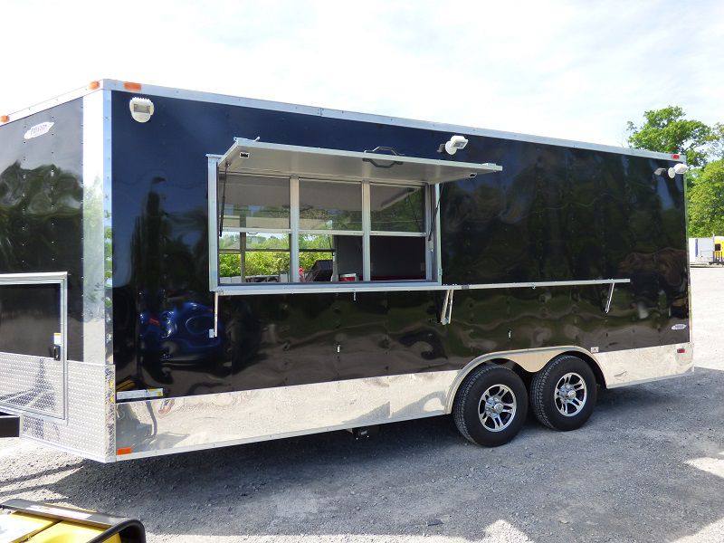 Concession Trailer 8.5'x19' Black Food Event Catering