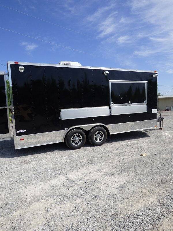 Concession Trailer 8.5'x19' Black Food Event Catering